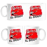 quinito Entrega rápida a tu casa Diver Tazas Taza Homenaje a Quini El Brujo del fútbol - Cerámica