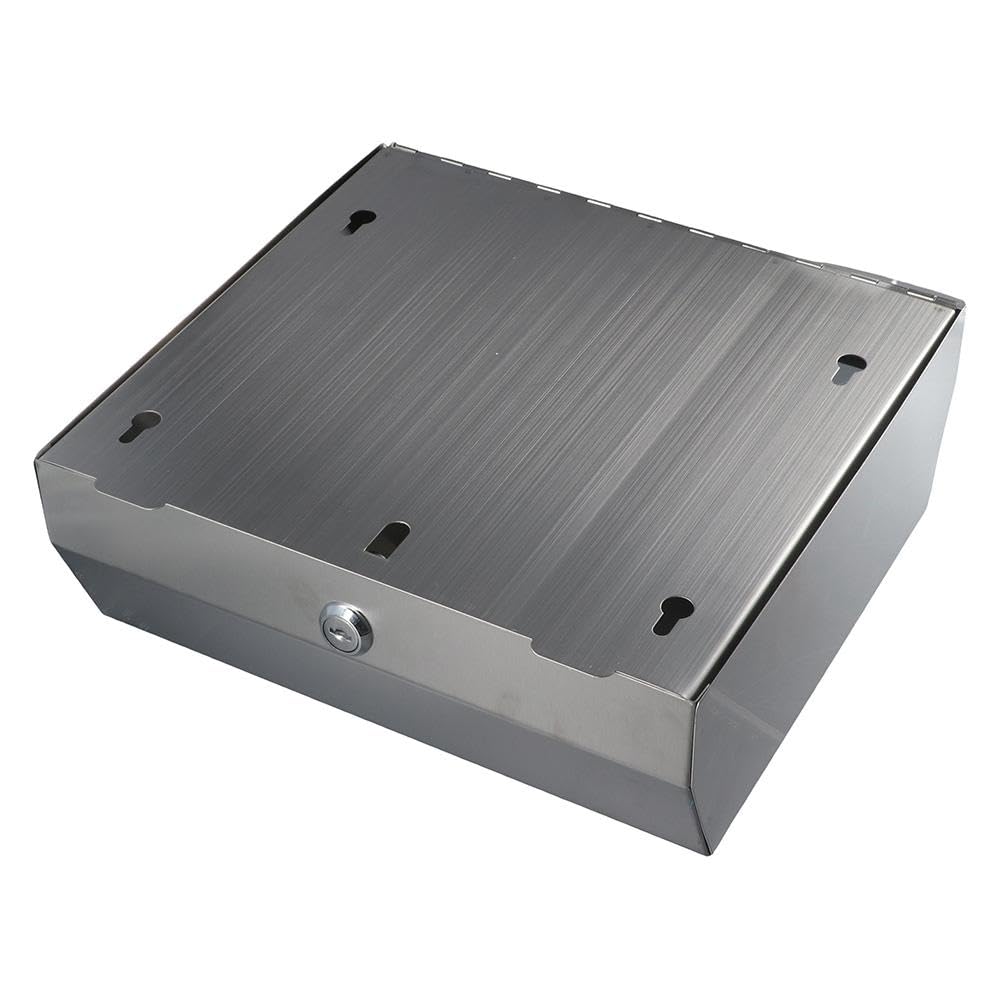 HOBBYIN Wall Mount Paper Towel Dispenser, Stainless Steel Commercial Paper Towel Holder for Bathroom and Kitchen, Touchless Toilet Tissue Holder, Tissue Boxes