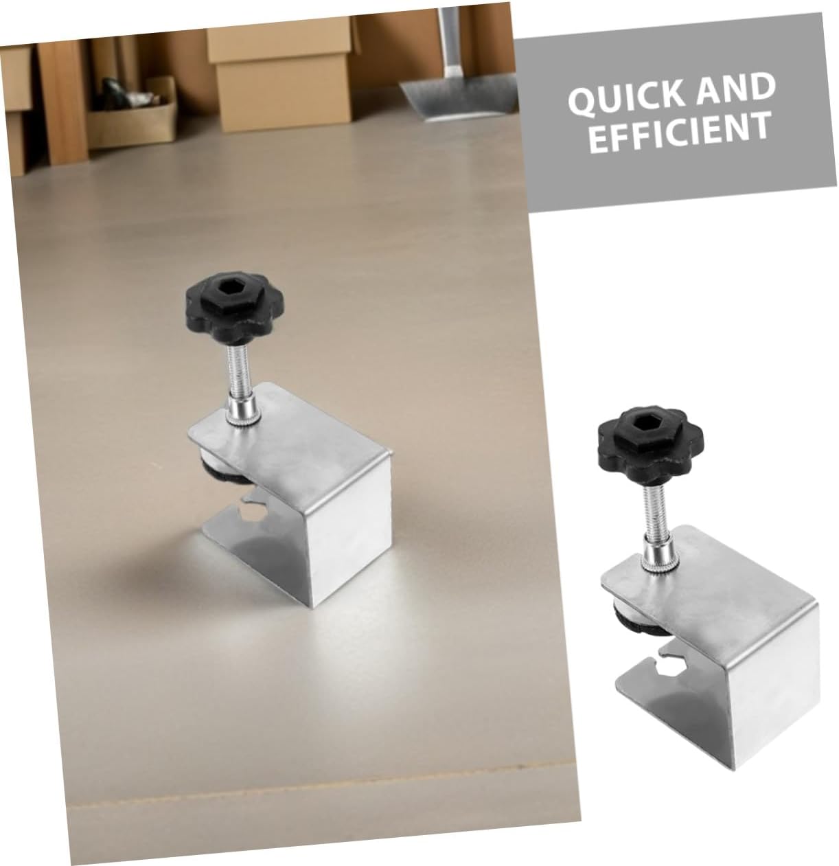 6pcs Stainless Steel Drawer Fixing Clamps C-clamps for Cabinet Panel Installation Woodworking Jig Tool Drawer Hardware Clips for DIY Projects