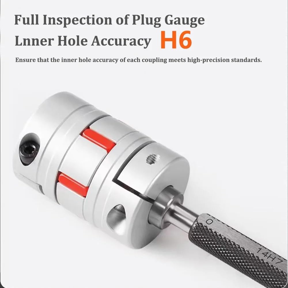 1 PZ D45L75 Morsetto flessibile plum Dimensioni albero Accoppiatore motore Giunto albero mascella 8mm-25mm
