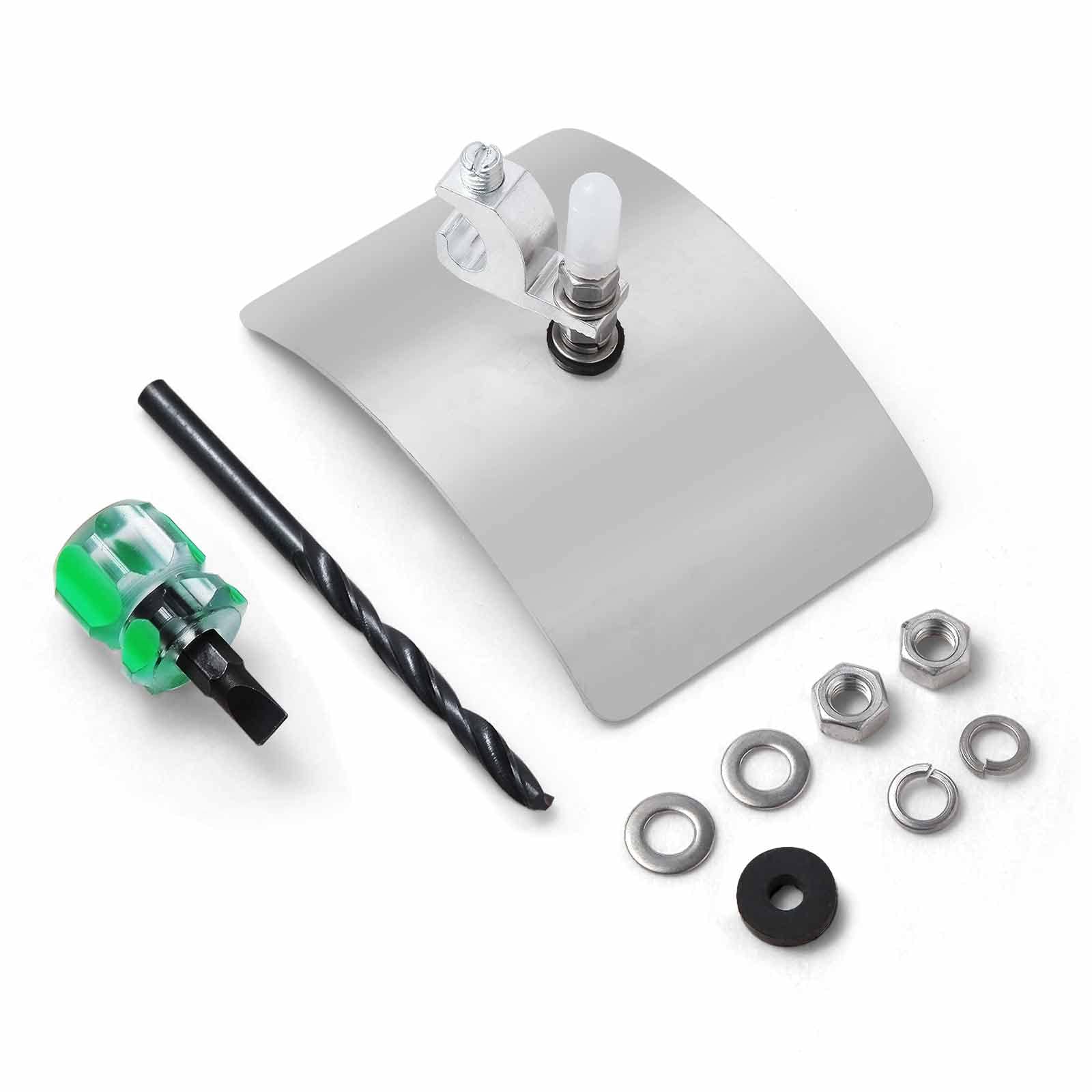 Fuoequl Skimmer Bonding Plate Above Ground Pool Water Bonding kit Compatible with Most Skim