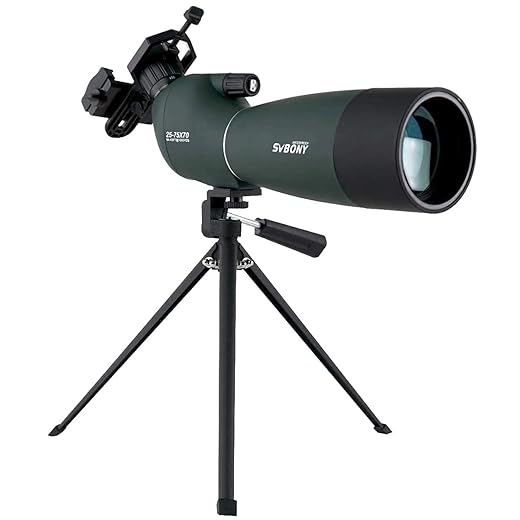 SVBONY SV28 Spotting Scope with Smartphone Adapter
