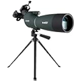 SVBONY SV28 Spotting Scopes with Tripod, Angled 25-75x70mm Spotter Scope with Phone Adapter, Waterproof Fogproof Spotting Scope for Bird Watching, Target Shooting, Wildlife Viewing