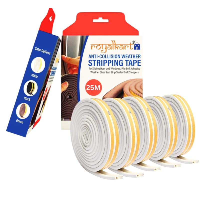 See full amazon price history chart for Royalkart Vacuum Tech Door Seal Strip | Window Weatherproof Adhesive | Soundproof Foam Insulation | Self-Adhesive 10 * 2.5=25metre Royalkart Vacuum Tech Door Seal Strip | Window Weatherproof Adhesive | Soundproof Foam Insulation | Self-Adhesive 10 * 2.5=25metre (B0CWH1KPF9) Amazon Price History, Amazon Price Tracker