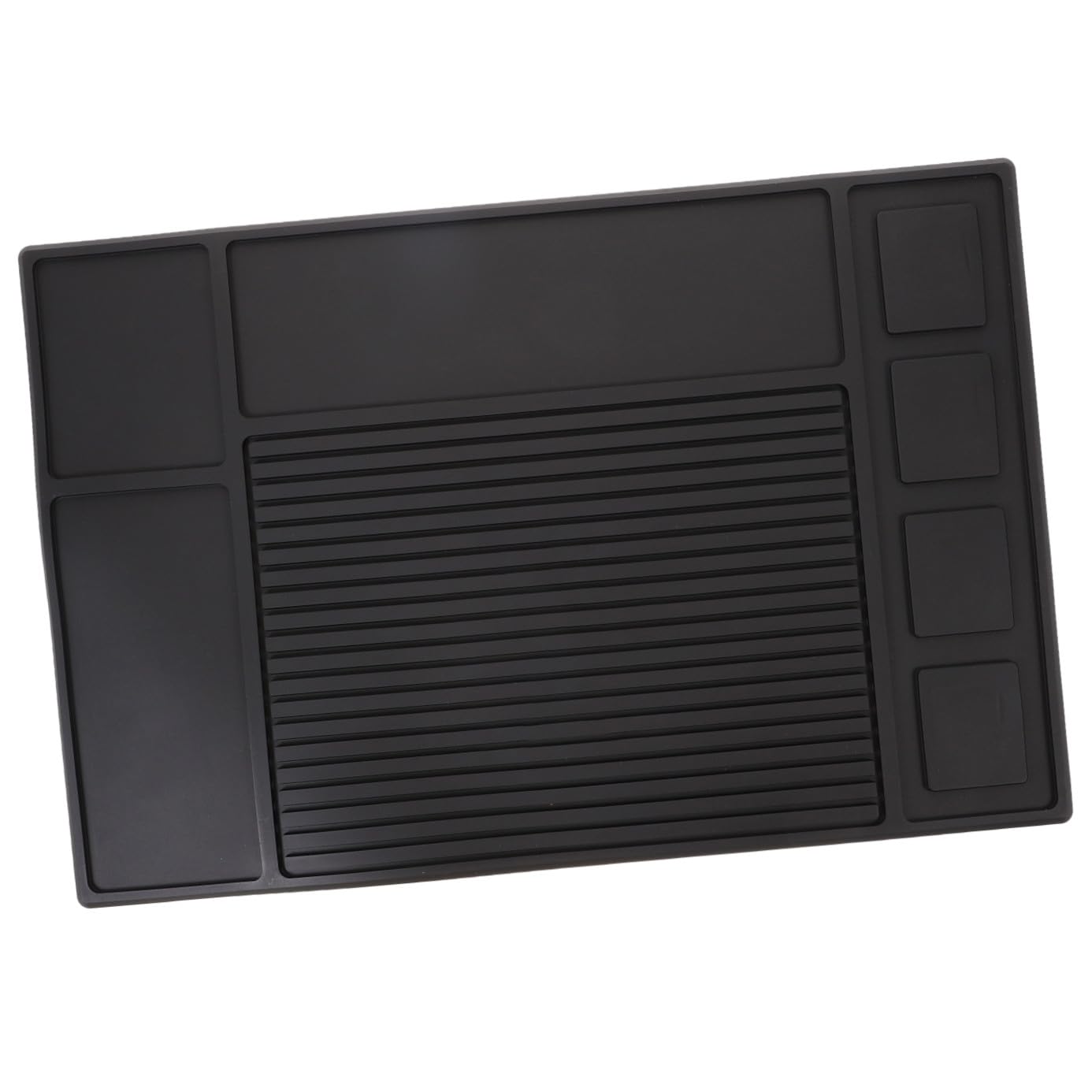 VALICLUD Tapis De Coiffure Antidérapant Pour Tondeuses Tapis De Rangement Pour Outils De Coiffure