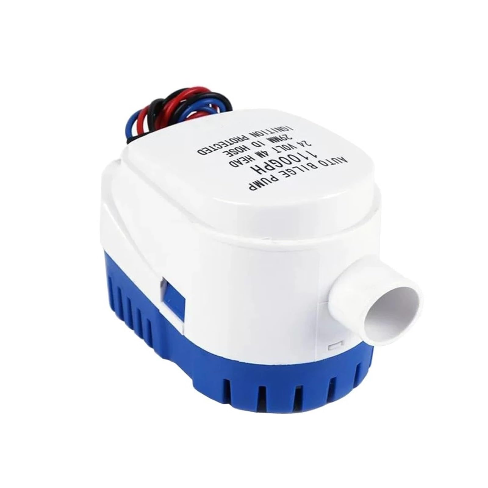 Mała regulowana pompa głębinowa automatyczna zatapialna pompa ściekowa do łodzi 1100 GPH, 12 V