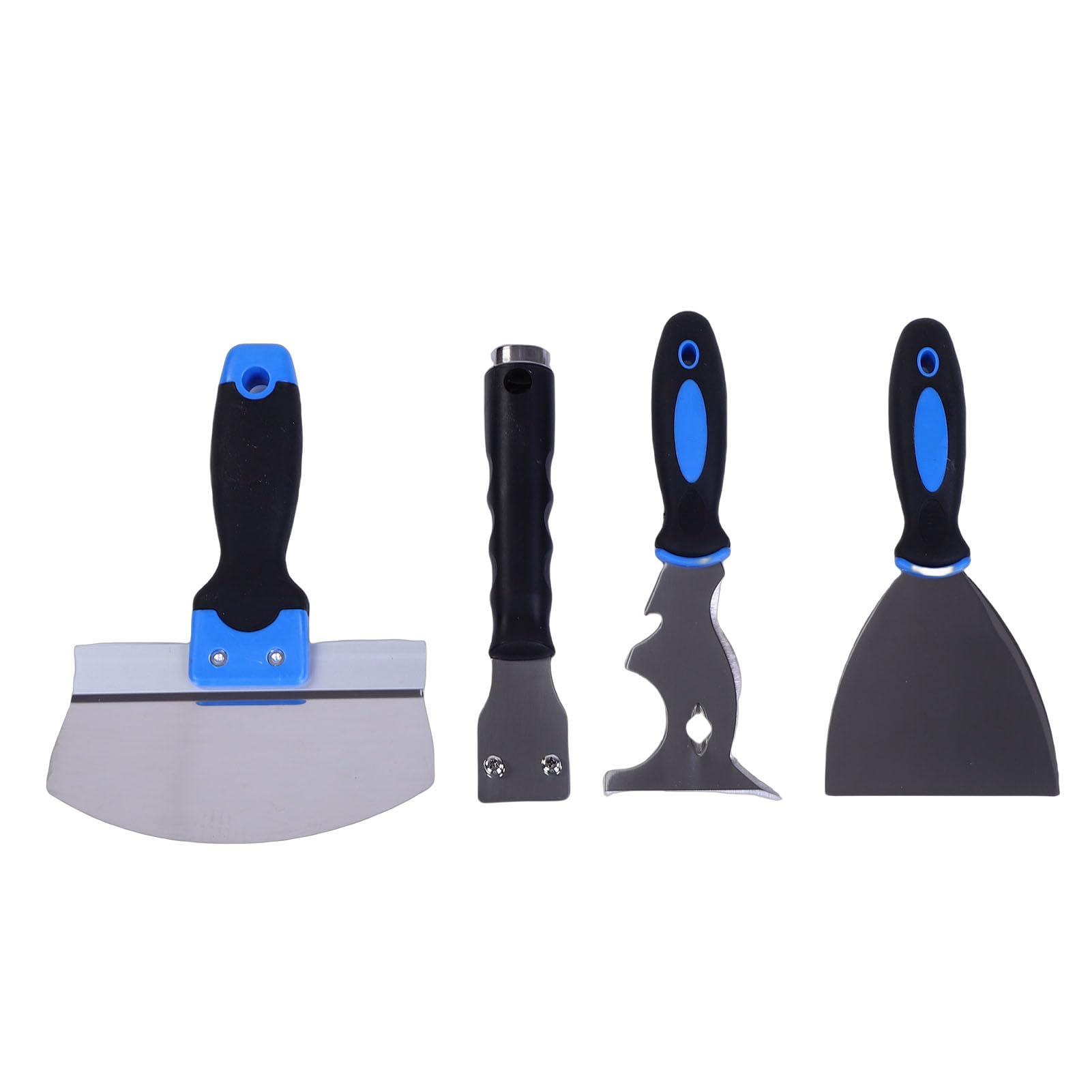FTVOGUE Kit de Herramientas para Cemento de 10 Piezas, Bolsa de Almacenamiento Incluida, Autonivelante de Acero Inoxidable, para Trabajos de Albañilería