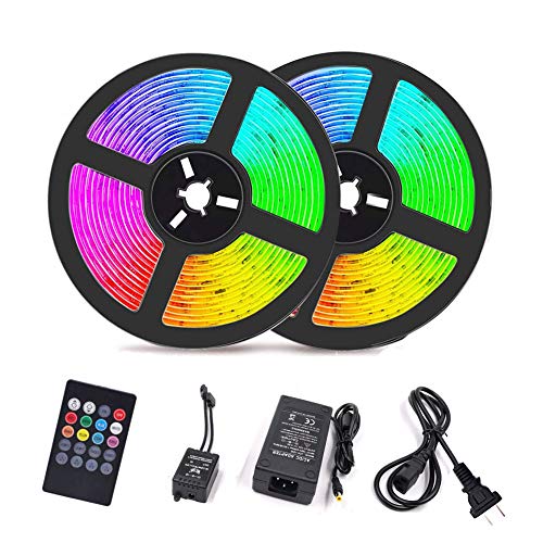 Tira de luces LED RGB de 10 metros con control remoto miniatura 1