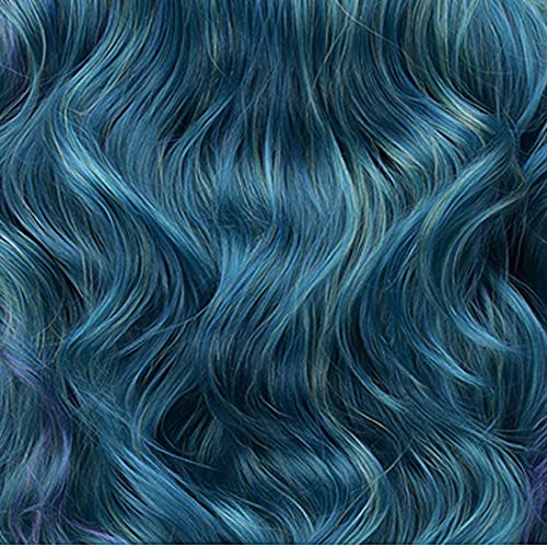 Miniatura 5 de Peluca de cabello sintético con encaje profundo de 13 x 2 pulgadas, estilo rizado y largo Updo Revolution MLF415 JOSEPHINE (HLPURPGRN)