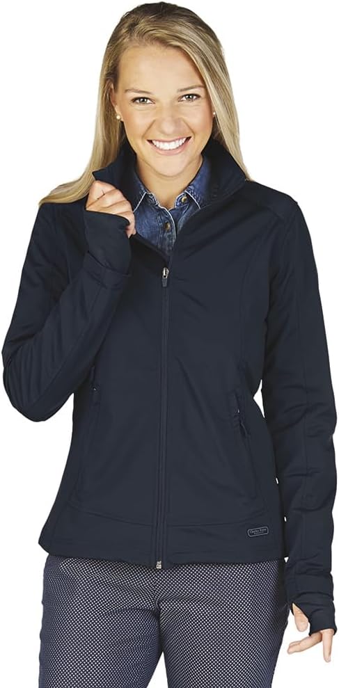 Charles River Apparel, Women's Axis Soft Shell Jacket, Fitted, Navy, Large