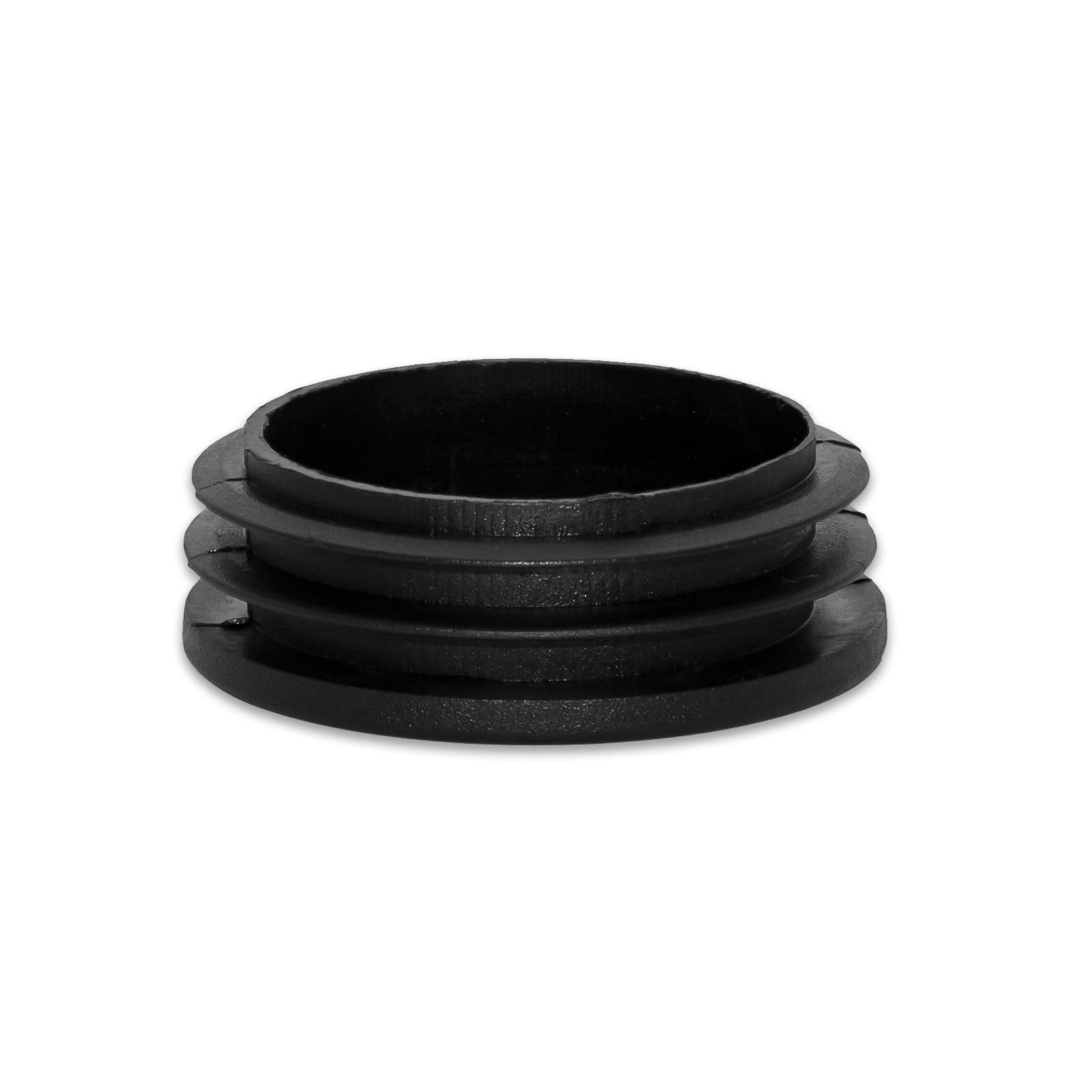 Flyshop 8 Pack Black Plastic Hole Plug Round Tubing End Cap Chair Glide Inserts 58 mm, 2-1/4"