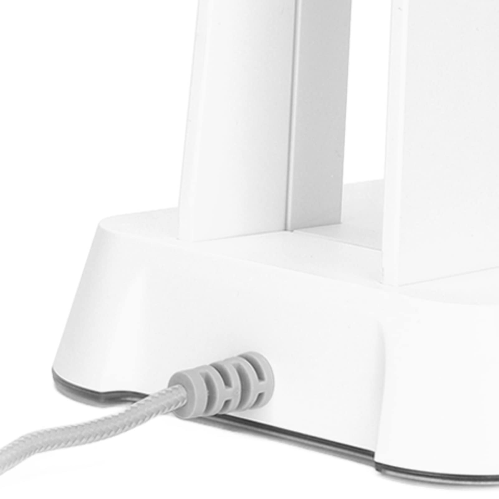 Cyrank Supporto per Cuffie RGB, Supporto per Cuffie da Gioco Supporto per Auricolari da Tavolo 2 in 1 con 3 Porte di Ricarica USB Fantastici Accessori da Scrivania per Tutte Le Cuffie(Bianco)