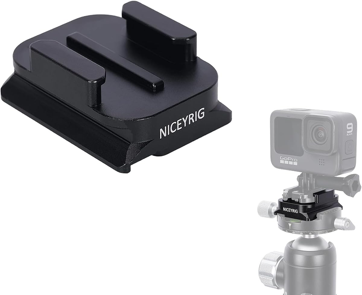 NICEYRIG Buckle Adapter with Dovetail Plate for Arca-Standard