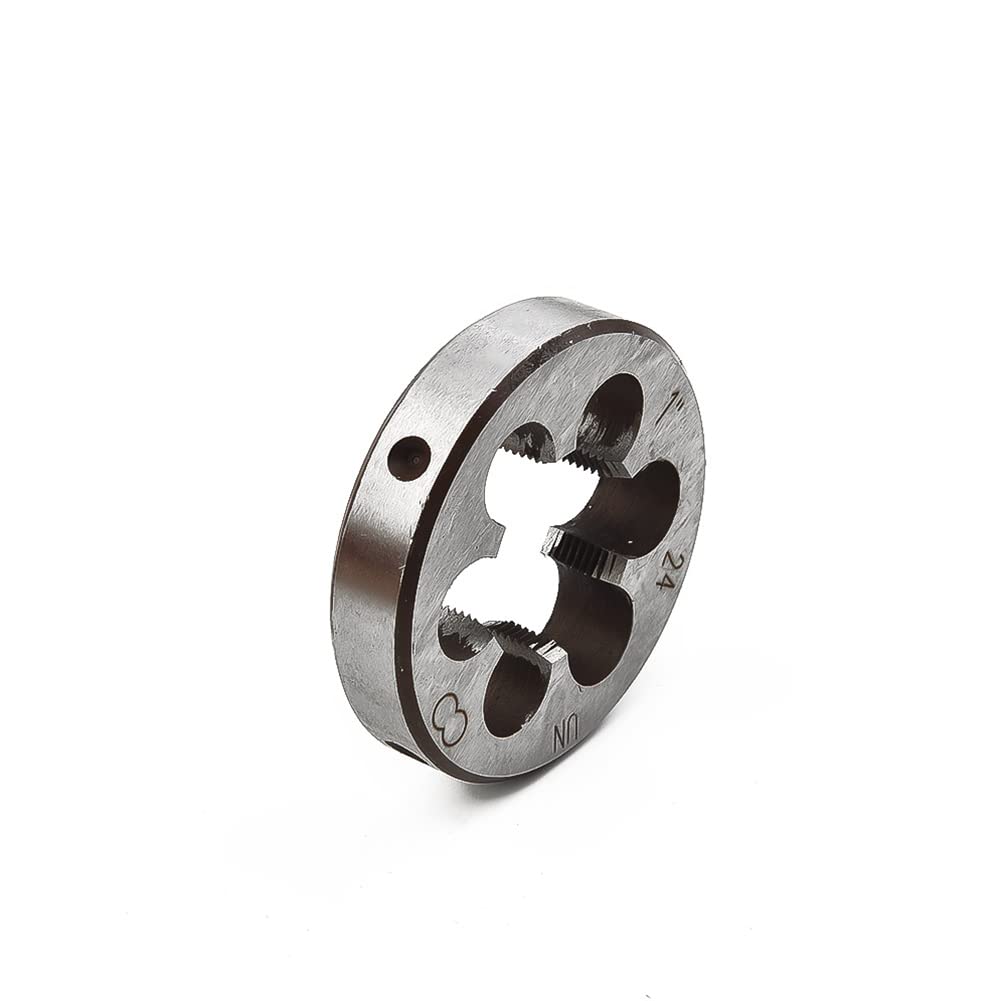 ZYWUOY Mano destra filettatura muore 1 '' - 24 TPI, 1 "24 UN Destra Mano Filettatura Die 1-24 TPI Threading Taglio Metalwork Tool