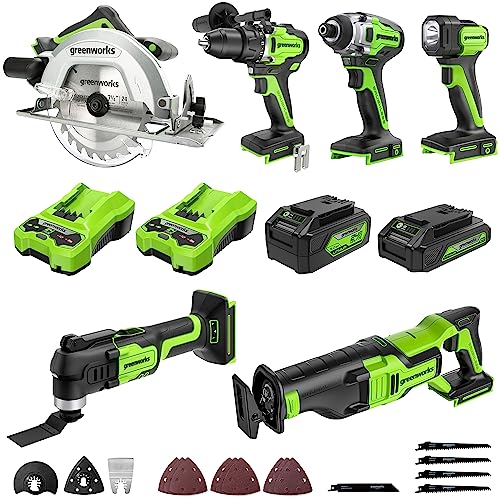 Greenworks 24V 6-Piece High Power Kit