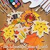 Catephe 36 Pack Unfinished Wooden Maple Leaf, Maple Leaf Wood Cutouts Crafts to Paint, Fall Halloween Thanksgiving Decoration with Hole Hemp Rope for Hanging Decoration #4
