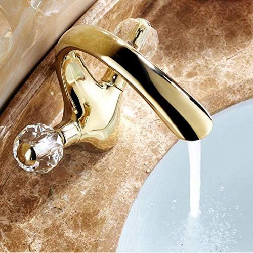 Robinet mitigeur de toilette sans fuite eau chaude froide laiton doré