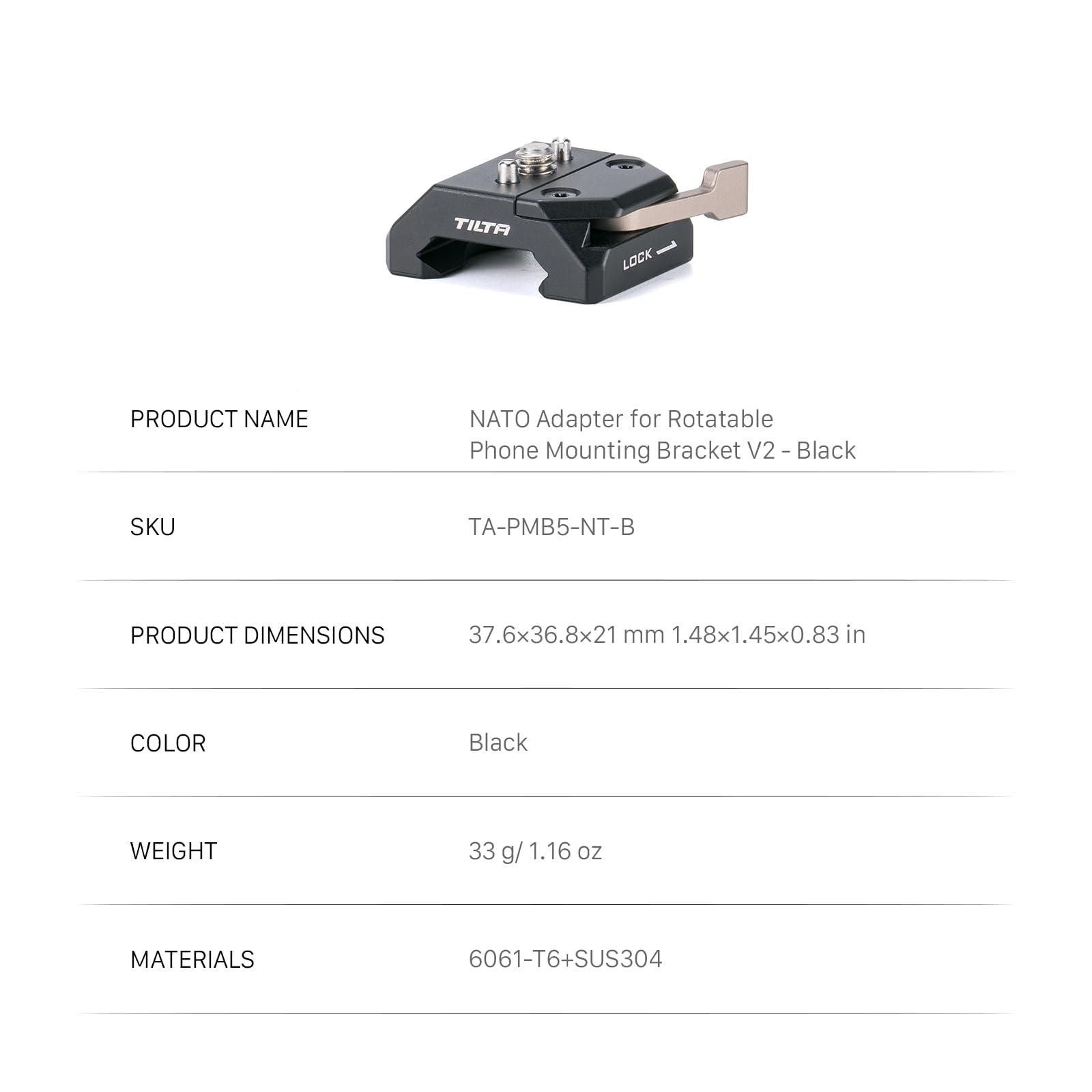 Adaptateur Pour Trépied De Téléphone Portable Avec Rotule, Support De