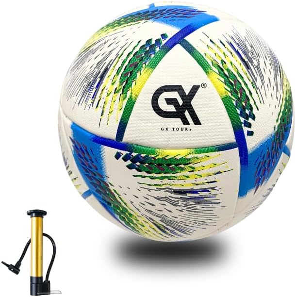 Thermo Bonded Polyurethane Soccer Ball Size 5  Professional Grade PU Material, USA Quality Outdoor Sports, Premium Size 5 Soccer Ball for Training &