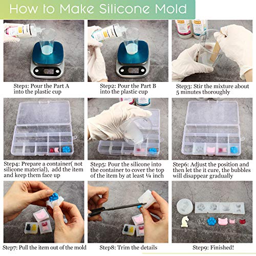 LET'S RESIN Silicone Mold Making Kit - Image 5