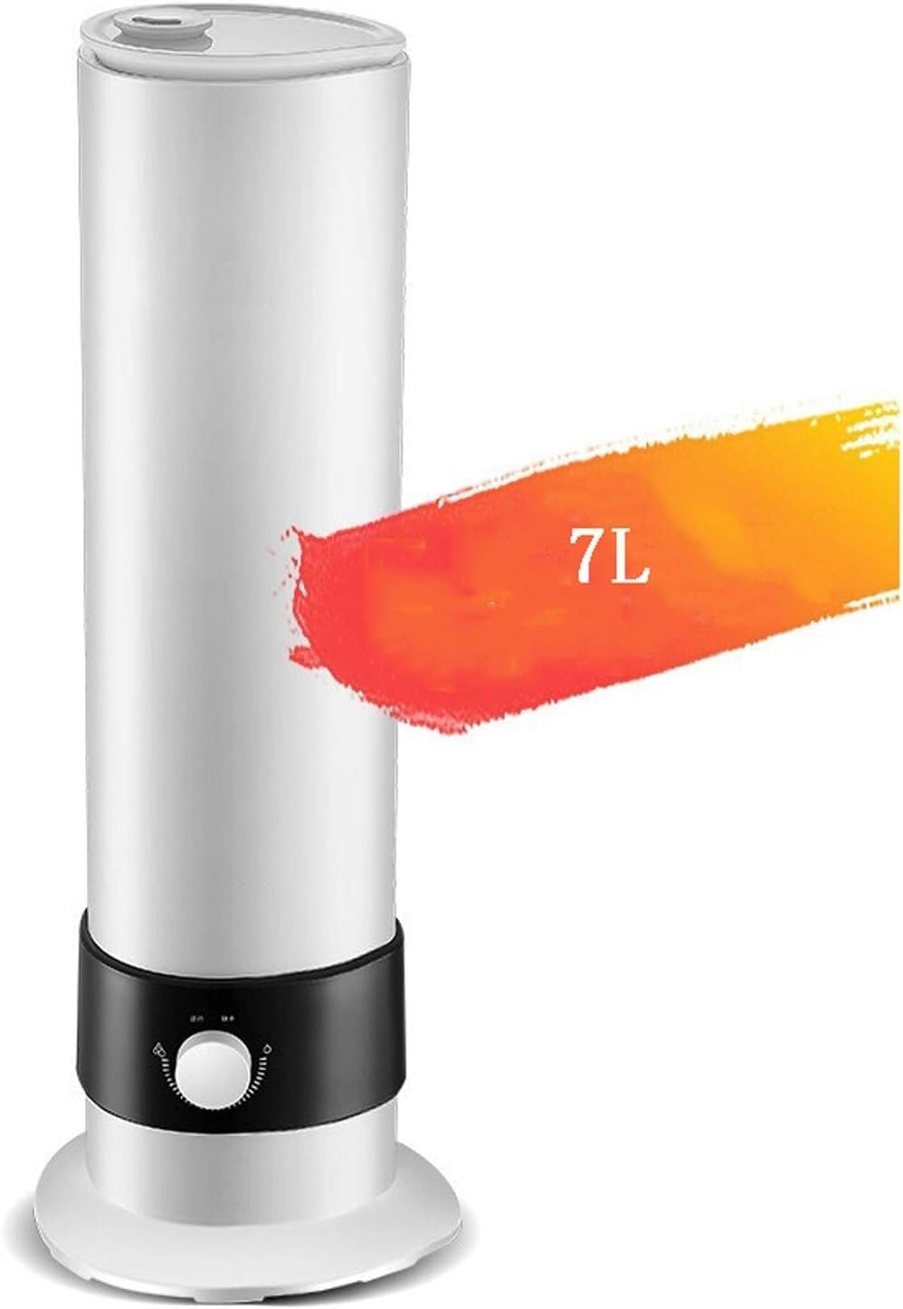 Per uso domestico Umidificatori Umidificatore con riempimento superiore da 7 litri Umidificatore da pavimento Uso domestico Camera da letto silenziosa Ufficio Umidificatore d'aria di grande capacità