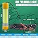 OROOTL Underwater Fishing Light Super Bright 16000 Lumens 21.5W 12V LED Night Fishing Light Deep Drop Fish Lamp Fishing Bait Finder for Shrimp Prawns Squid Boat Dock, Green