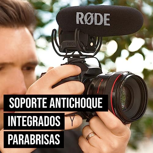 Ficha técnica Rode VideoMic Pro Rycote Micrófono de cañón profesional para cámara Rode VideoMic Pro con filtro paso alto y atenuador para grabación cinematográfica, creación de contenido y grabación en exteriores - Fernando Cortés Ficha técnica Rode VideoMic Pro Rycote Micrófono de cañón profesional para cámara Rode VideoMic Pro con filtro paso alto y atenuador para grabación cinematográfica, creación de contenido y grabación en exteriores - Fernando Cortés
