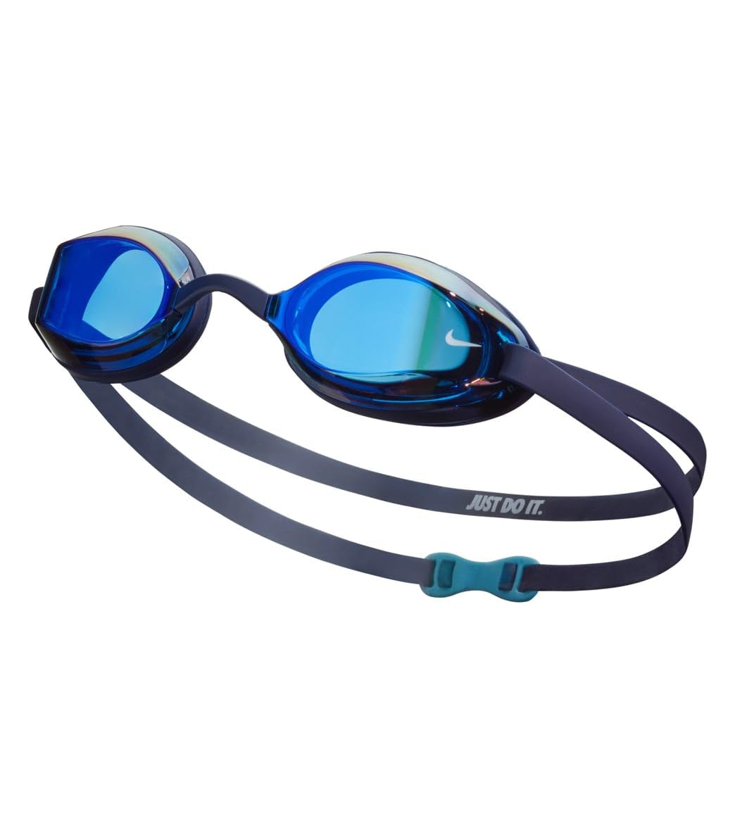 Nike NESSD130 931 Legacy Mirrored Swim Goggles Navy Size: One Size Fits Most