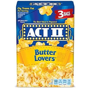 ACT II Butter Lovers Microwave Popcorn, ...