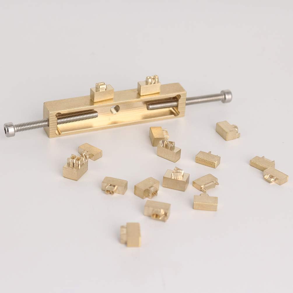 Longan Craft Leather Stamp Letters, Brass Stamping Flexible Alphabet Mold, Stamping Tools for Hot Foil Stamping Machine (T-Slot)