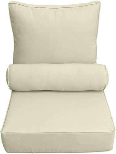 24 x 26 x 6 tuberías de ajuste medio al aire libre asiento profundo respaldo apoyo cubierta solamente-AD005