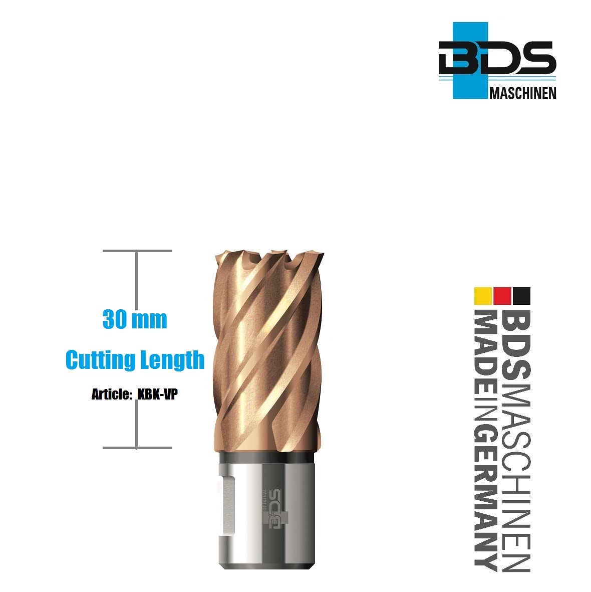 Wiertło rdzeniowe krótkie VARIOPlus KBK HSS 55/30 mm, chwyt Weldon BDS