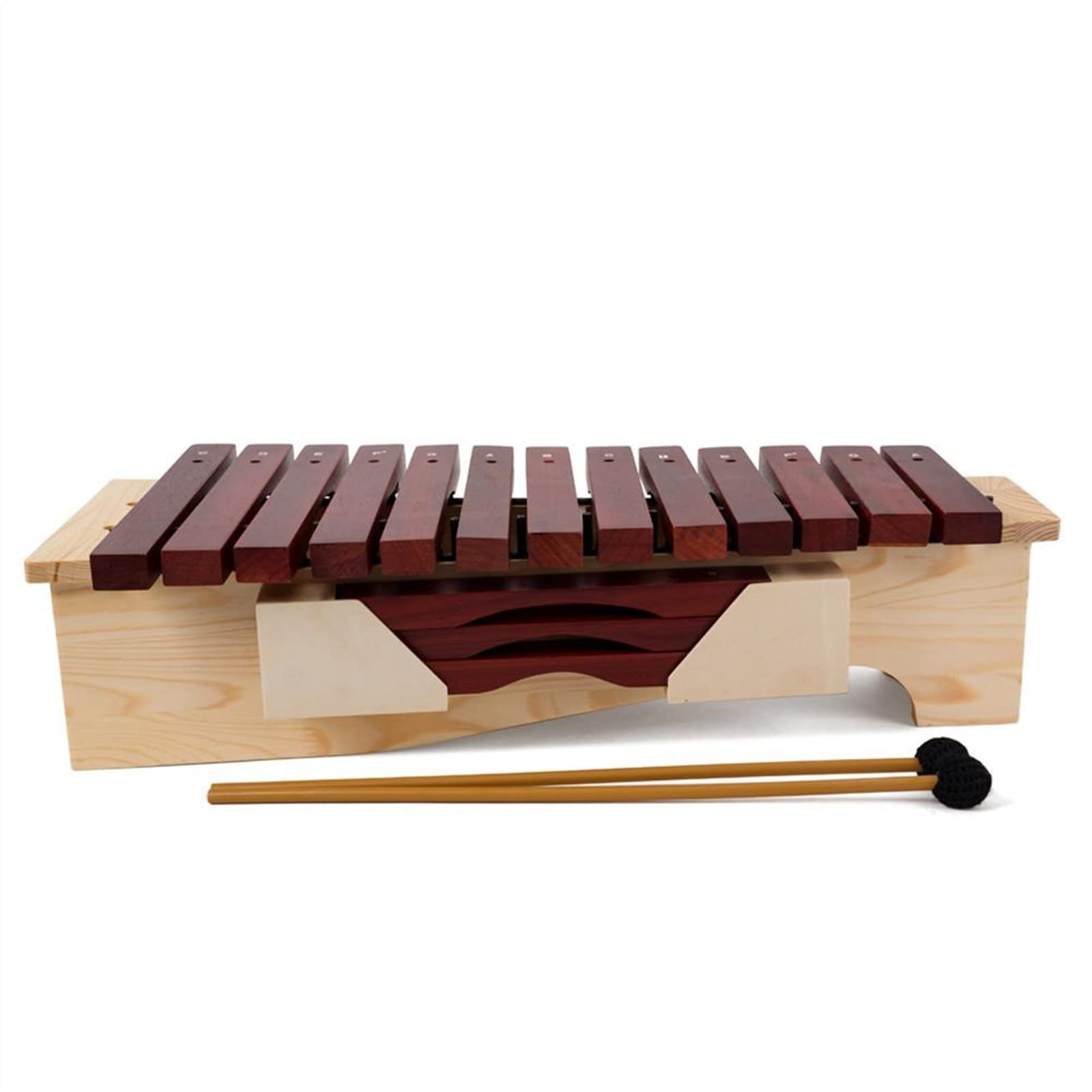Percussão Musical Strumento a percussione per pianoforte strumento a percussione glockenspiel piastra in alluminio strumento per l'insegnamento della musica AIDS Xilofoni