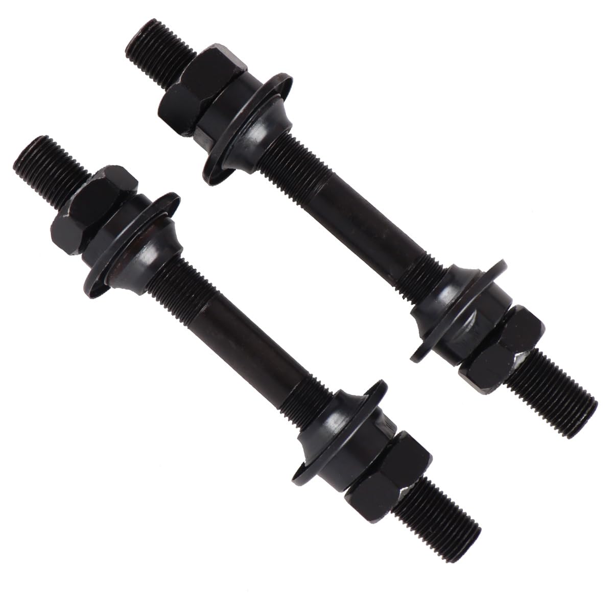 CENPEK 2 Pcs Bike Hub Shaft Hub Axle-Bicycle Wheel Spindle Hollow Quick Release for MTB Road Mountain Bicycle Front Axle