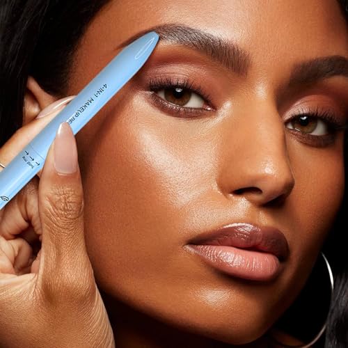 Lápiz de Maquillaje 4 en 1 con Delineador, Lápiz de Labios, Cejas y Iluminador miniatura 6