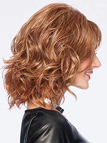 Tousled Bob Wig Color R4 MIDNIGHT BROWN - Hairdo Wigs 11" Long Side Shoulder Length Feather Bangs Tru2Life Heat Friendly Synthetic Flat Iron Curl