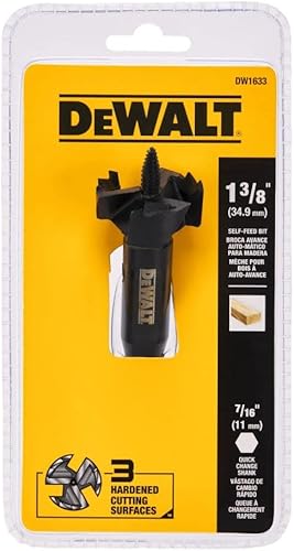 Miniatura 5 de DEWALT Broca, alimentación automática, 1-38 pulgadas (DW1633)