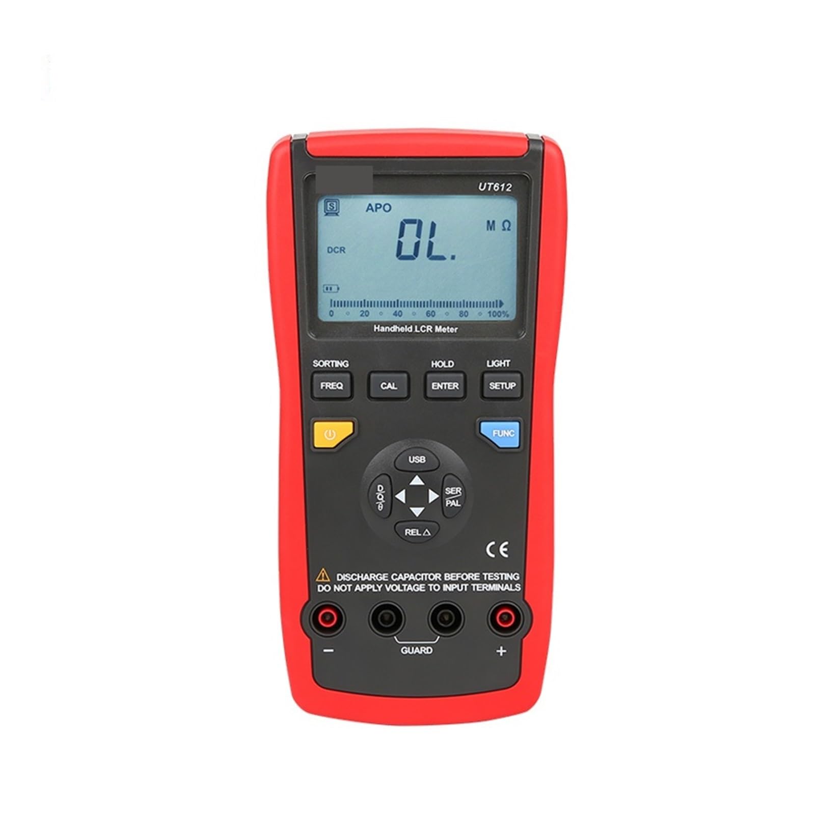 JVDDI LCR Meters LCD Digital Brid Tester USB Interface Inductance Capacitance Resistance Meter Multimeters