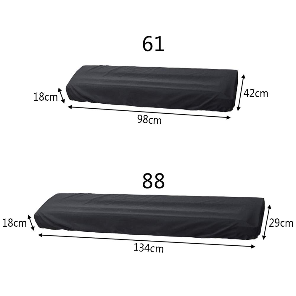 Housse De Protection Pour Piano 61/88 Touches - Imperméable Et Anti-Poussière Avec Lanière