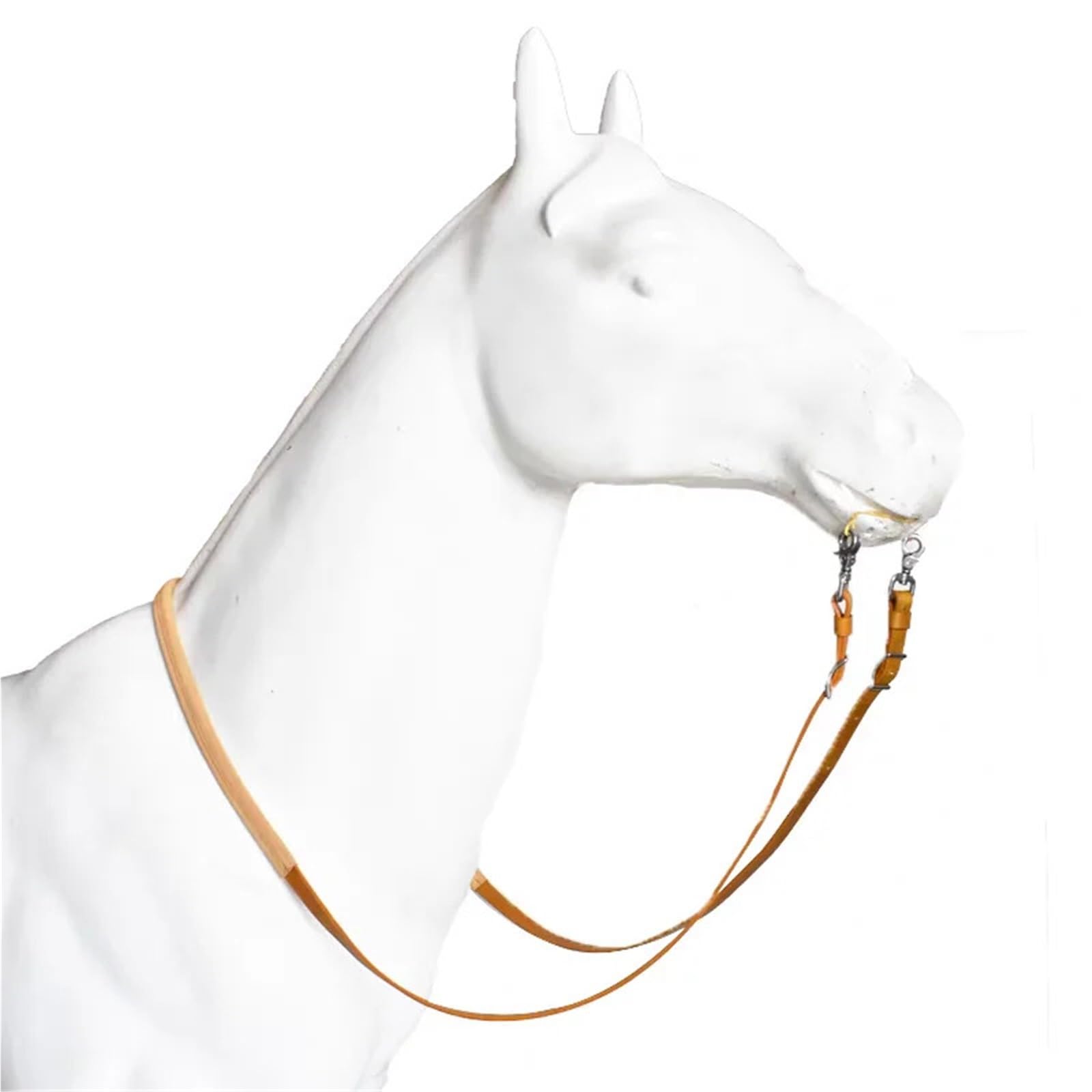 Redini a botte rivestite in pelle scamosciata for cavallo(Brown)