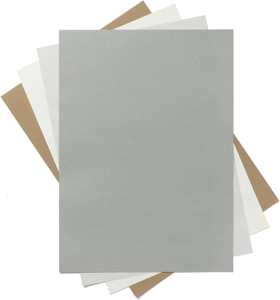 DERWENT Mixed Toned Paper Pad A5, 120gsm, 20 Sheets, Double-Sided Smooth & Textured, Acid Free, 4 Shades, for Fine Art Drawing, Sketching & Colouring, Professional Quality, 2306020, Black