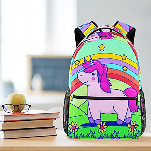 Sac à dos dinosaure et licorne multicolore pour écoliers durables