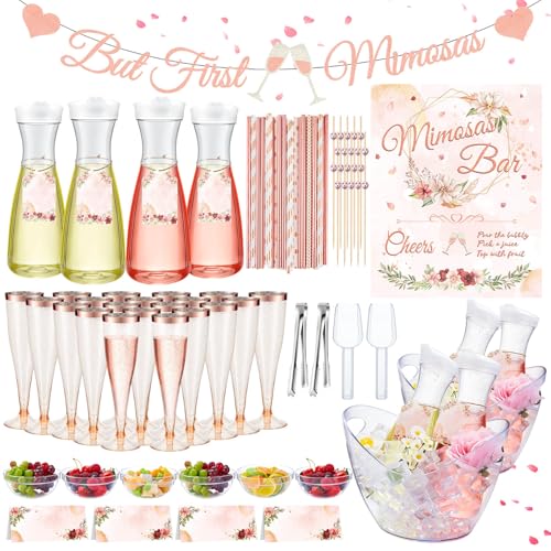 Pickmesh 237 Pcs Mimosa Bar Supplies Set