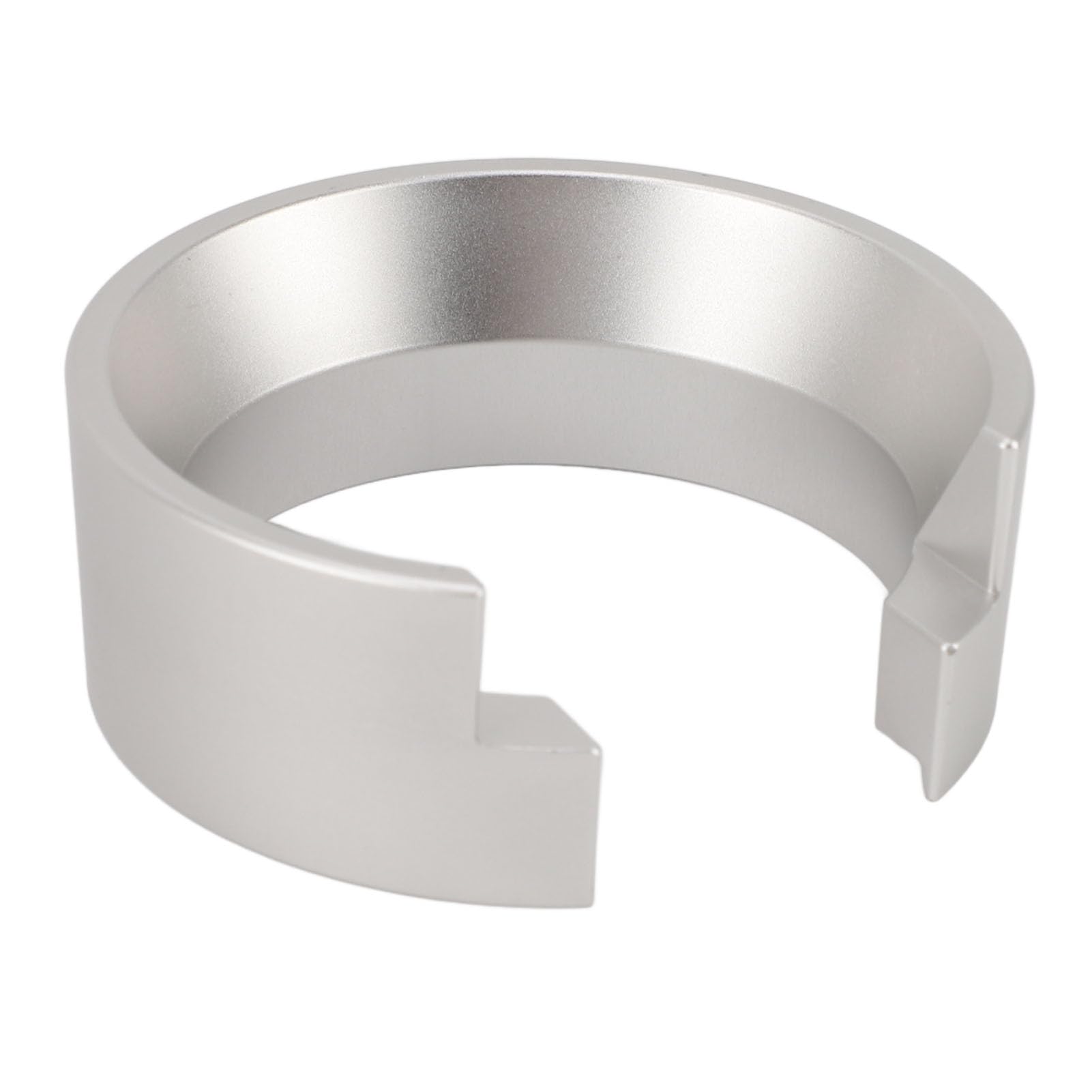 Portafiltro Mtlavishness in alluminio da 58 mm con imbuto dosatore e altezza (Argento)