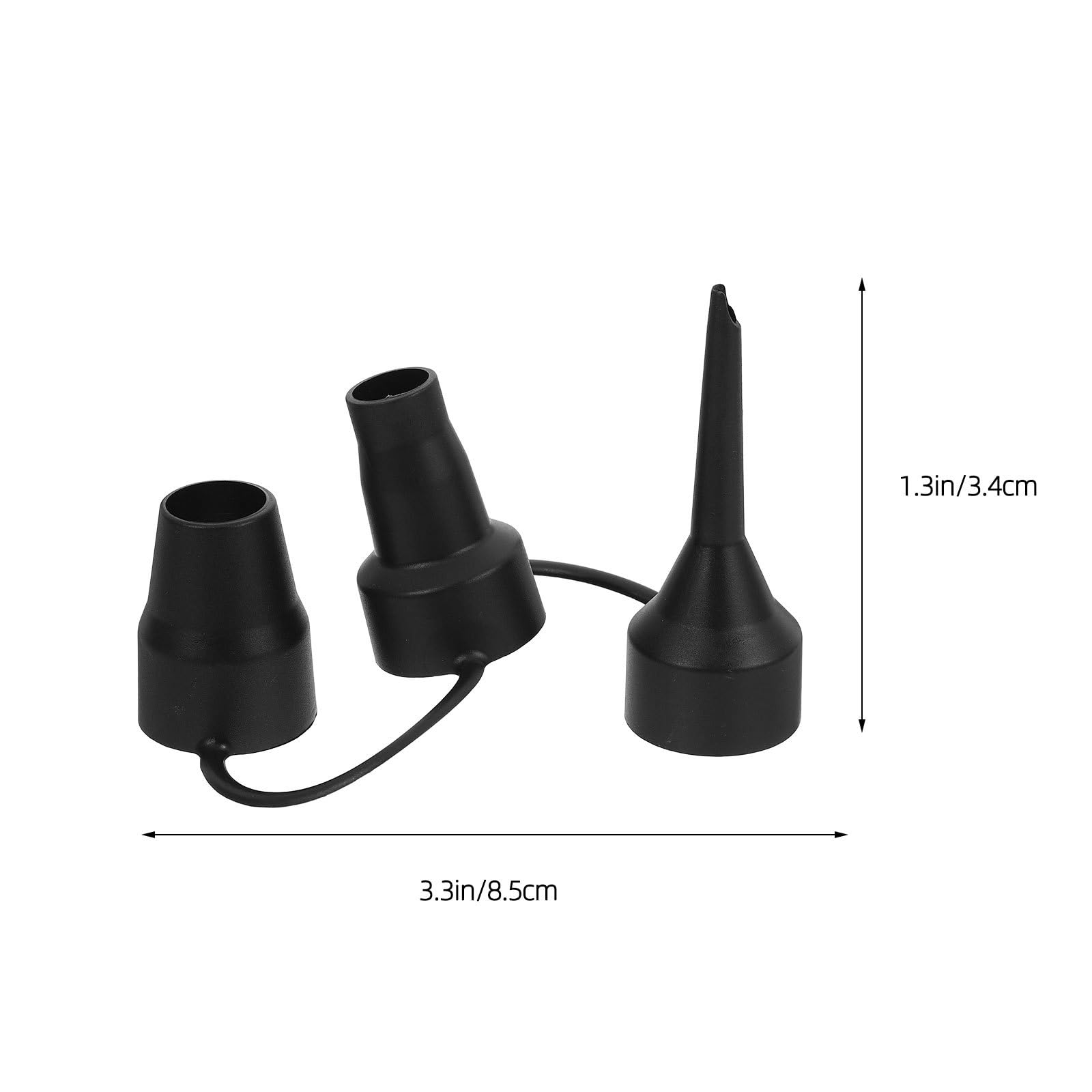 VANZACK 16 Stück Luftpumpen-Düsen Ersatz: Aufblasbare Pumpenadapter aus Kunststoff für Luftmatratze, Bett, Sofa, Pool – Düsenersatz für Campingpartys