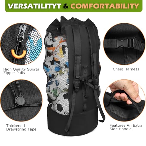 Mochila ajustable para balones de fútbol que soluciona el transporte en entrenamientos 4