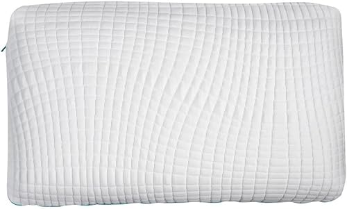 Miniatura 2 de Almohada de espuma viscoelástica de gel con sistema de cremallera, King, color blanco