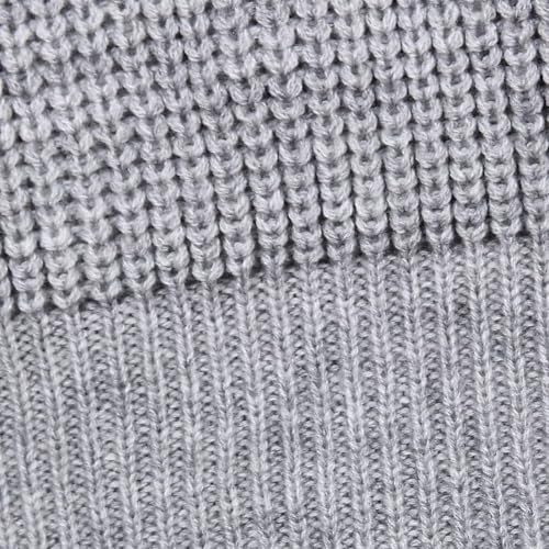 Image of Crew Neck Long Sleeve Sweater Mini Dress, Casual Knit Dress | Soft acrylic sweater mini with crew neck and long sleeves, cozy for winter, work, holidays and daily wear