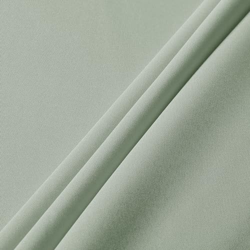 Image of sancua Rectangle Tablecloth - 60 x 102 Inch - Stain and Wrinkle Resistant Washable Polyester Table Cloth, Decorative Fabric Table Cover for Dining Tables, Buffet Parties and Camping, Sage Green