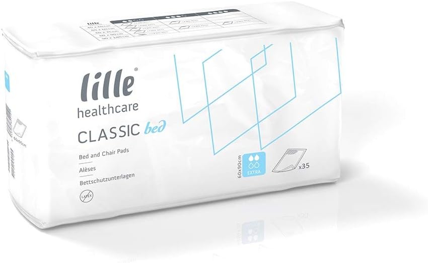 Lille Healthcare Classic Incontinence Bed Pad Extra 60cm x 90cm (1